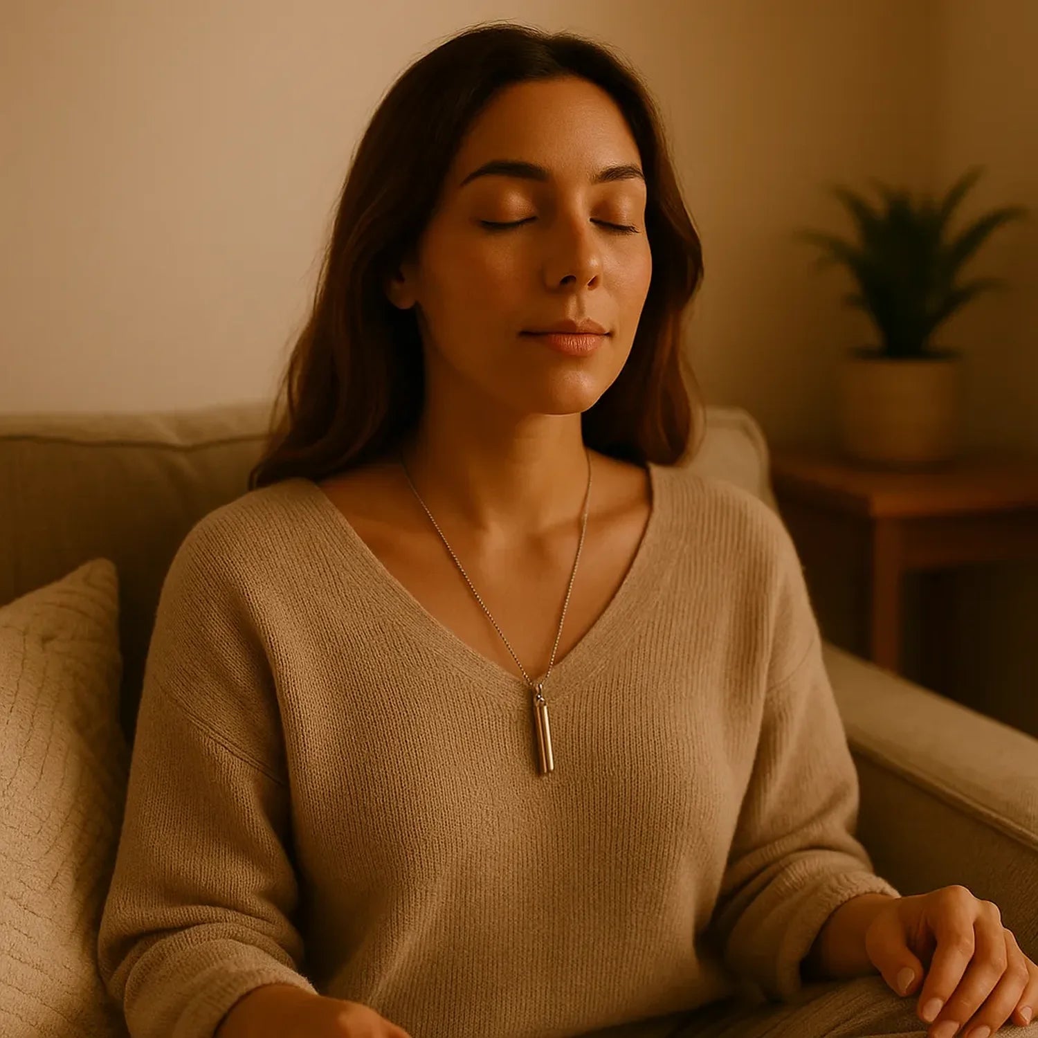 Adulte pratiquant la respiration consciente avec NaturelZen pour mieux apprivoiser ses émotions